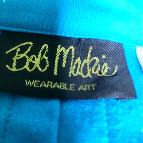 Bob Mackie Turquoise Jacket - Picture 3 of 4